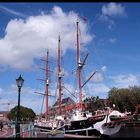 Dreimaster im Museumshafen Emden