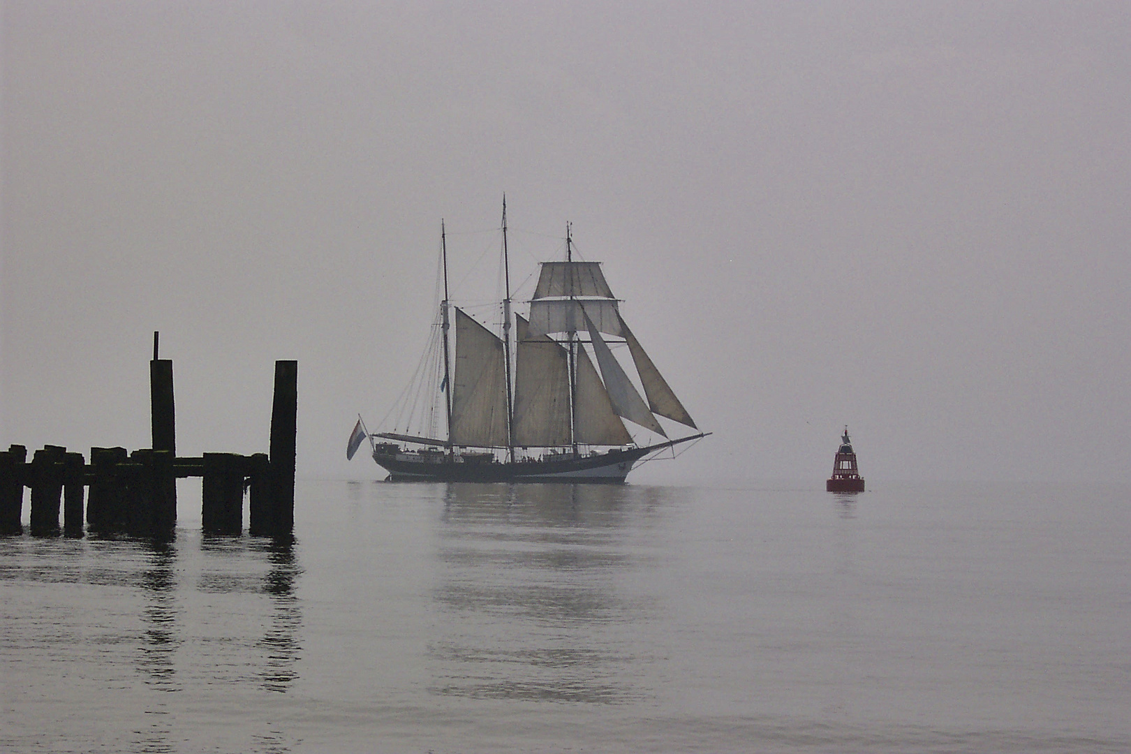 Dreimaster Oosterschelde vor Zoutelande