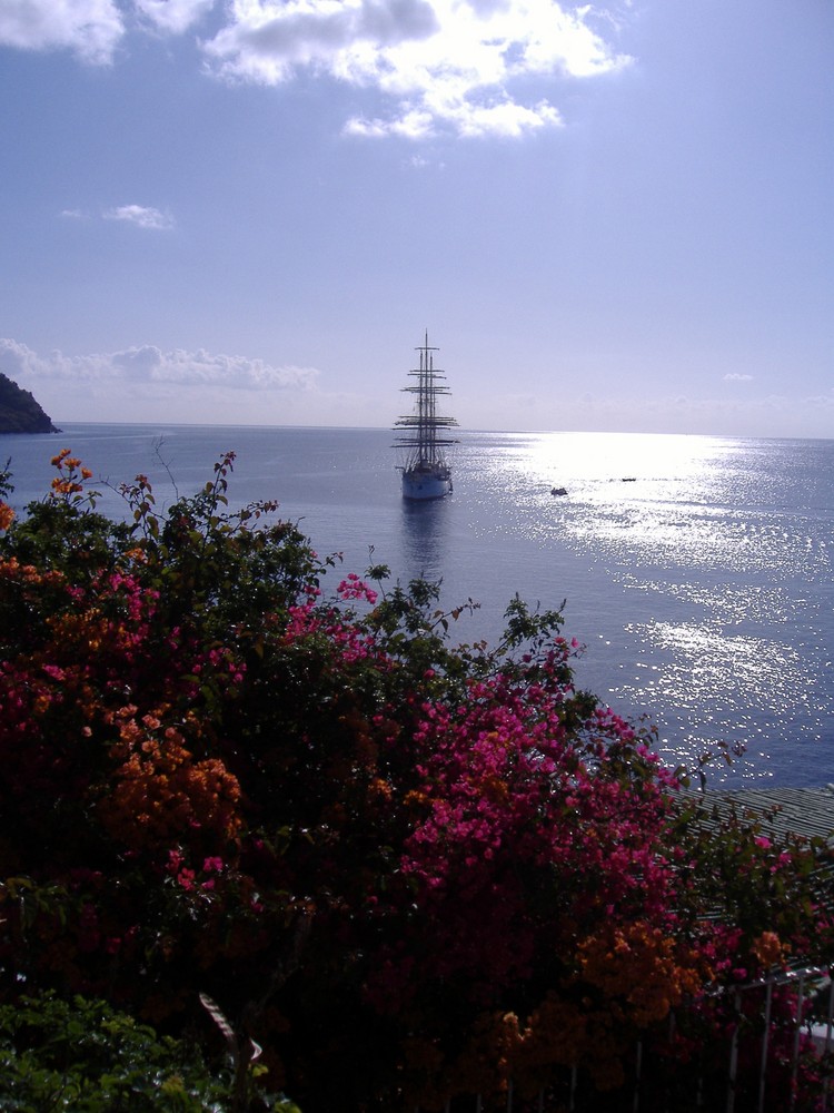 Dreimaster vor Lipari