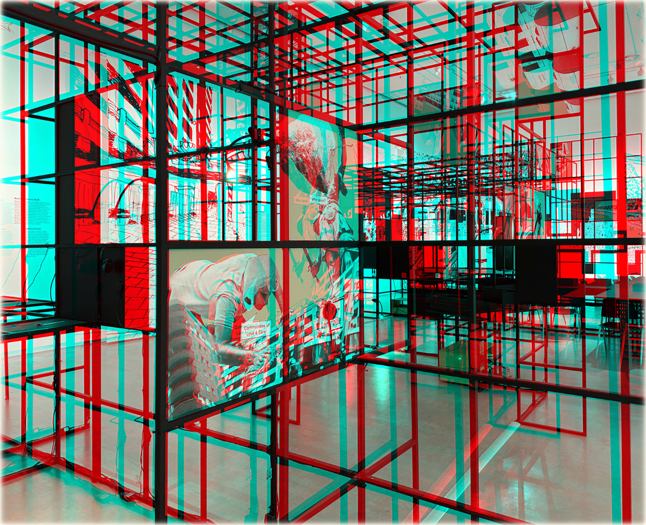 Dreiminensionales (3D Anaglyphe)