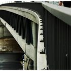 Dreirosenbrücke in Basel am Rhein