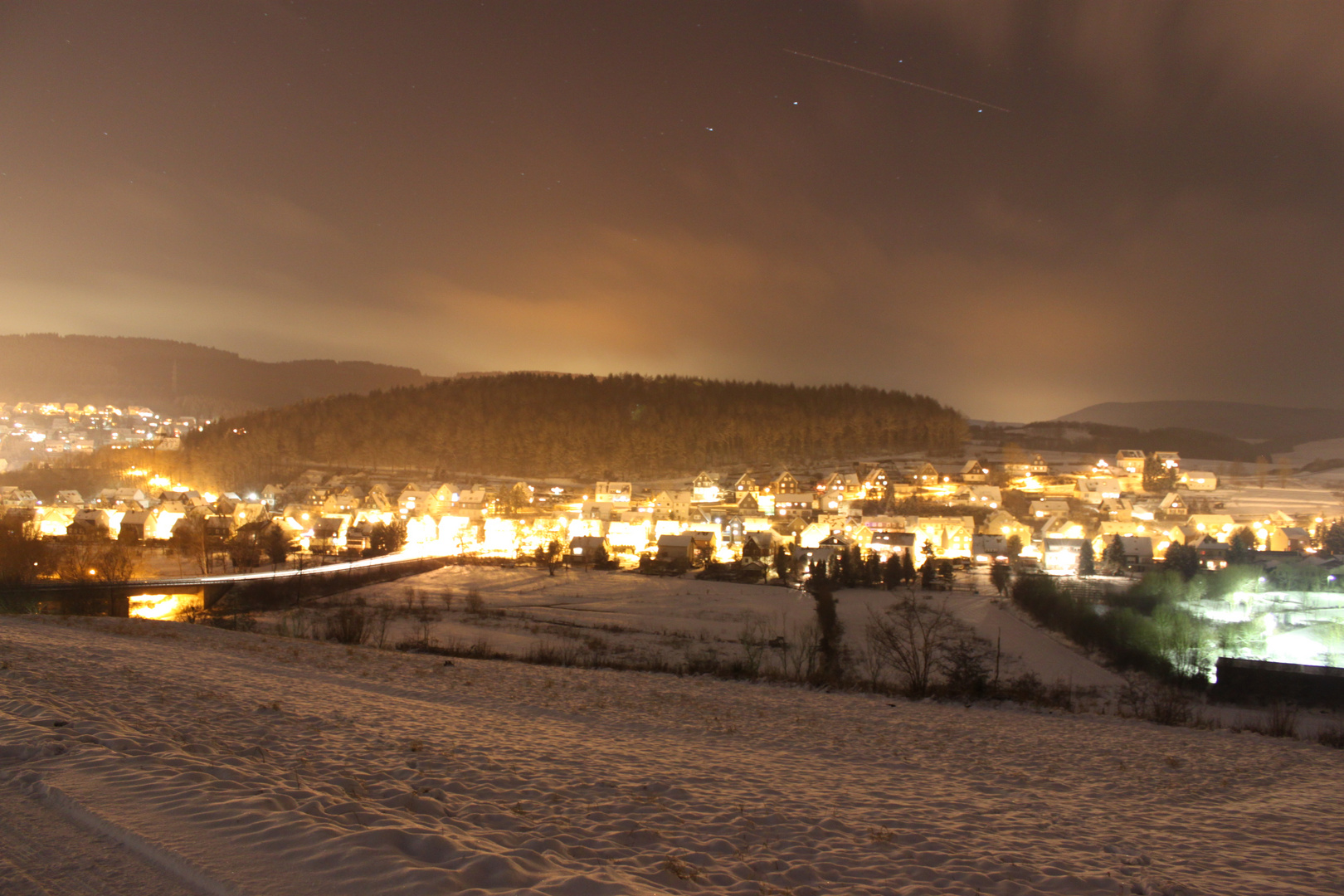 Dreisbe bei Nacht