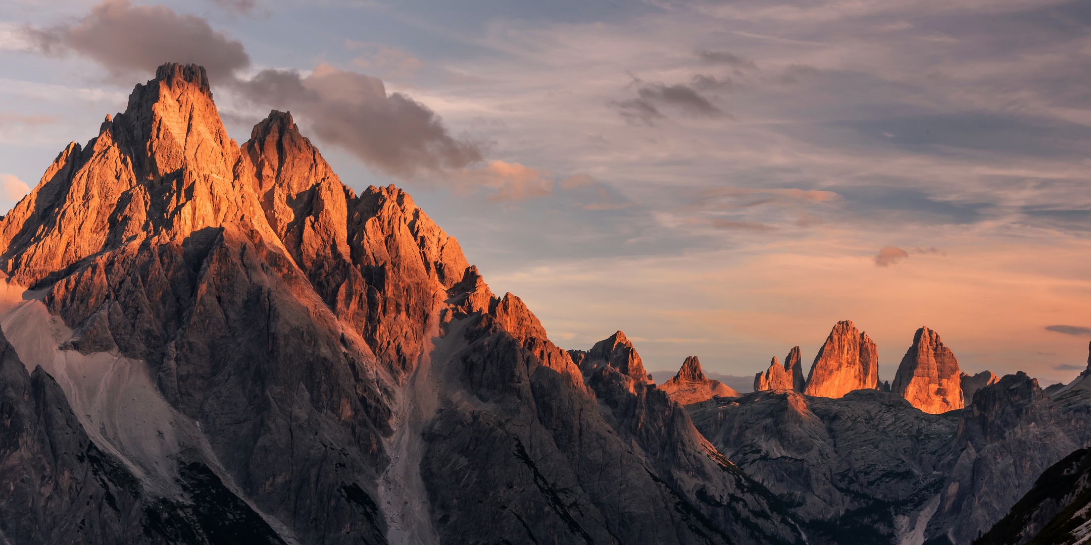 Dreischusterspitze und Drei Zinnen