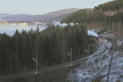 Dreiseenbahn Dampfzug am Titissee