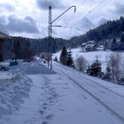 Dreiseenbahn im Schnee