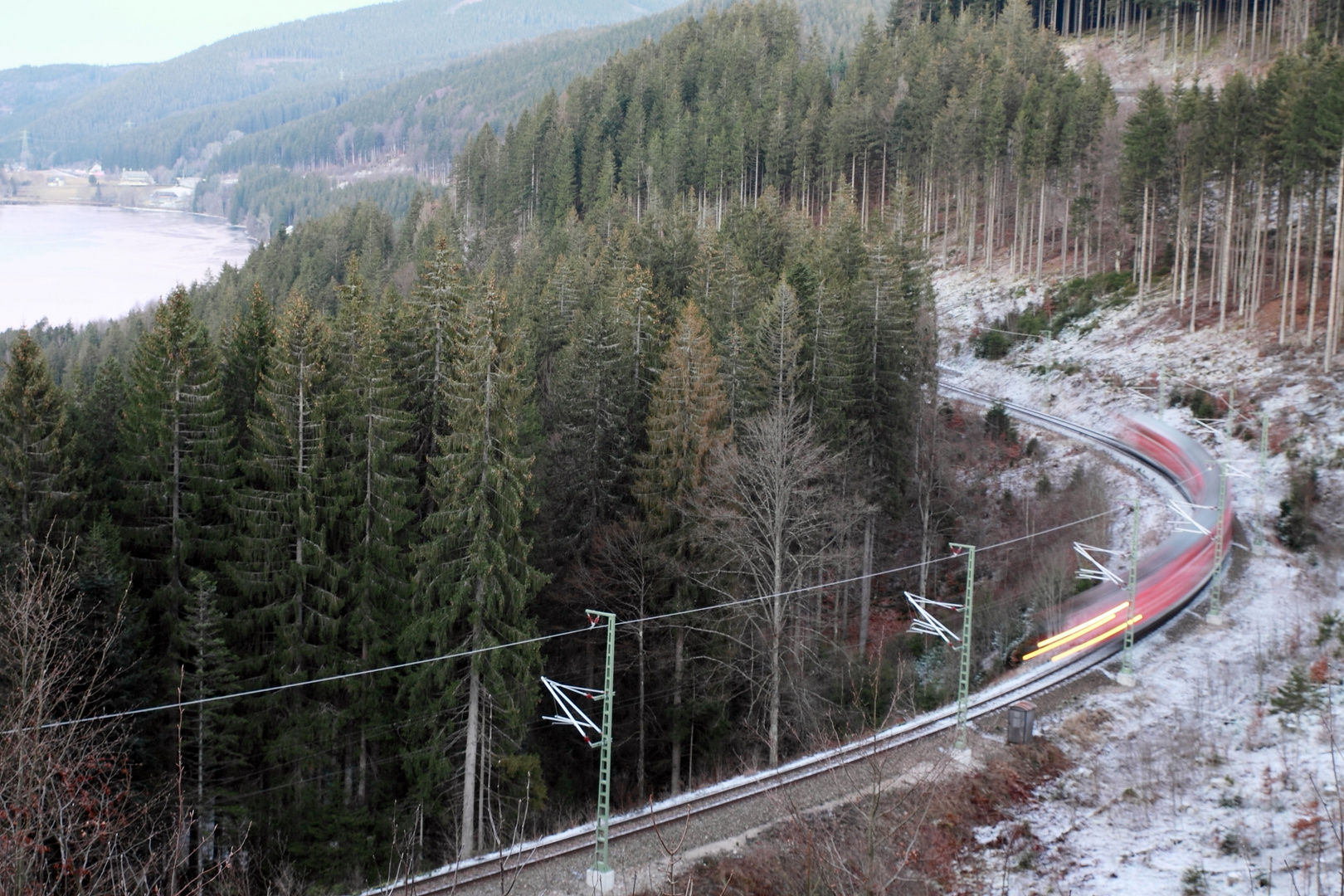 Dreiseenbahn:Titisee über Bärental nach Seebrug