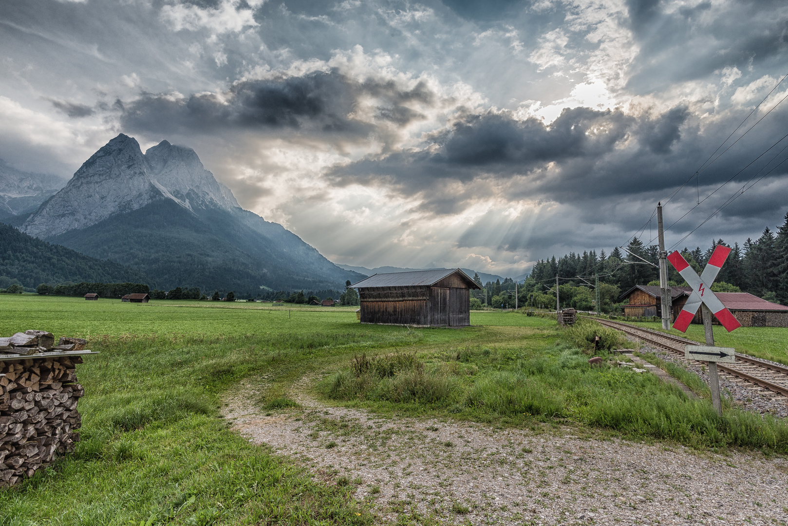 Dreitorspitz in der Abenddämmerung