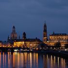 Dresden (2): Altstadtpanorama bei Nacht