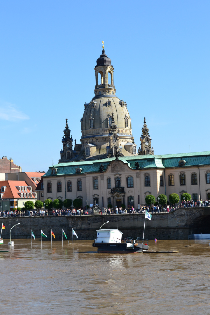 Dresden 2013 bei dem letzten Hochwasser