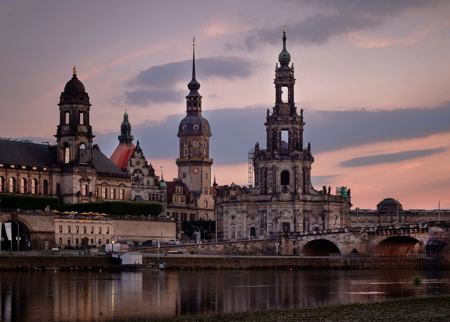 Dresden Abend Altstadt