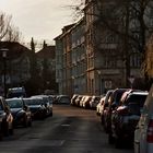 Dresden - Abendruhe in der Wüllnerstraße.