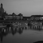 Dresden Altstadt bei Dämmerung