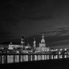 Dresden Altstadt  bei Nacht 