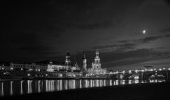 Dresden Altstadt  bei Nacht 