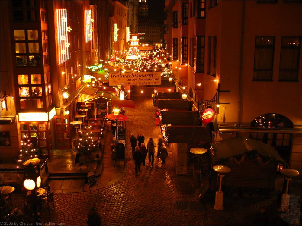 Dresden - Altstadt von der Brühlischen Terasse