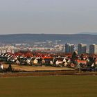 Dresden am 17.02. von Bannewitz im Süden aus