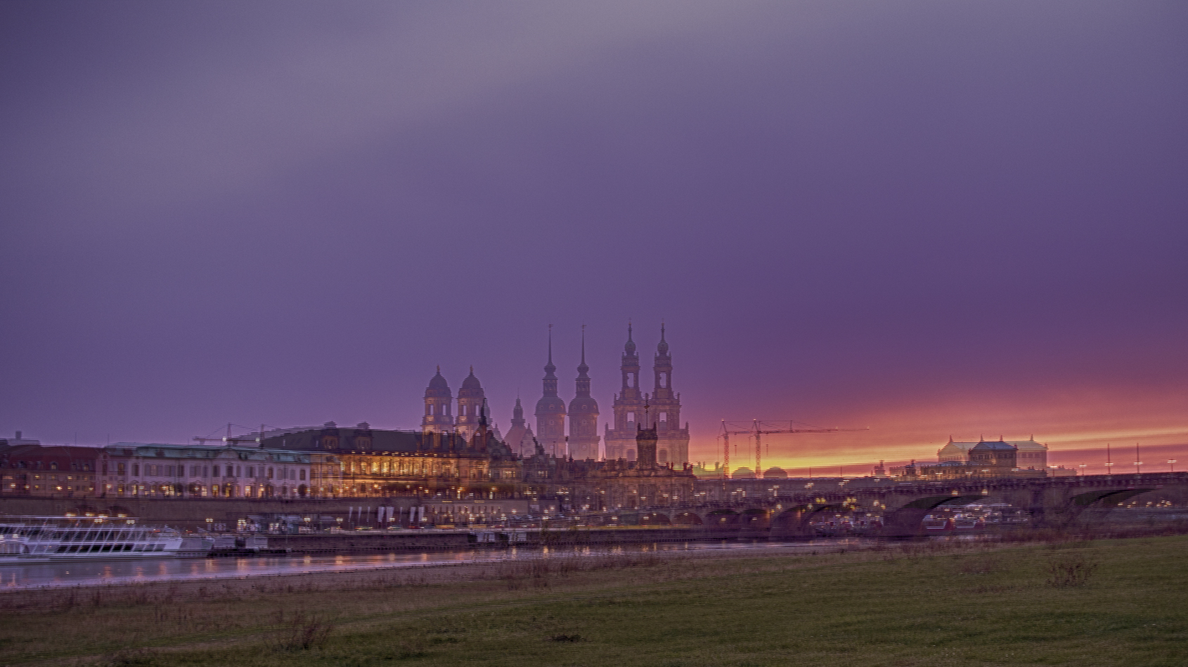 Dresden am Abend 3 (3D)