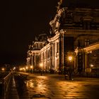 Dresden am Abend - Brühlsche Terrasse