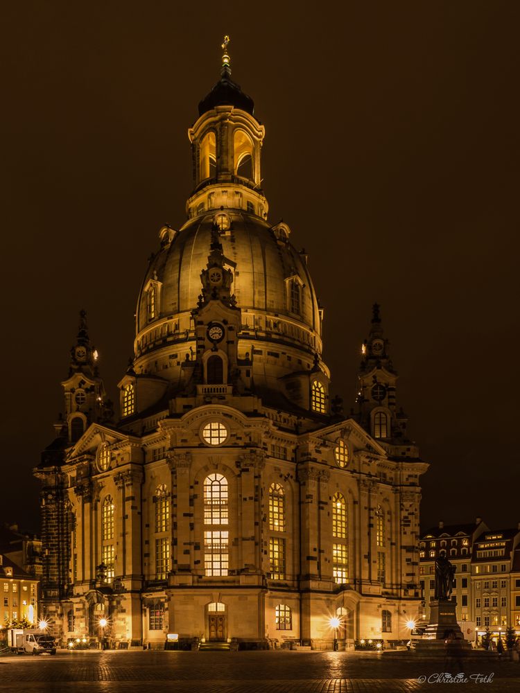 Dresden am Abend - Frauenkirche