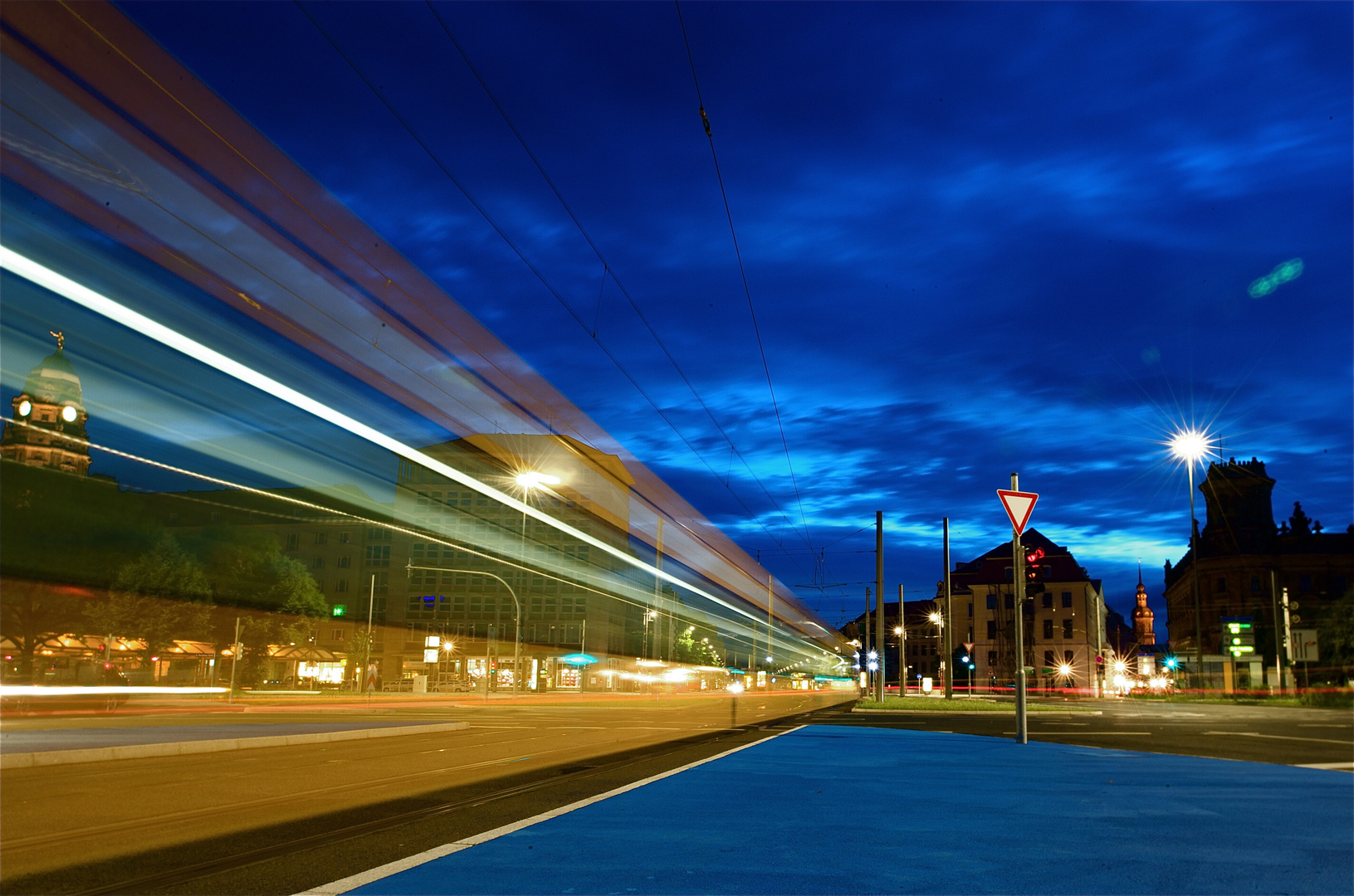 DRESDEN, am Blauen Fleck