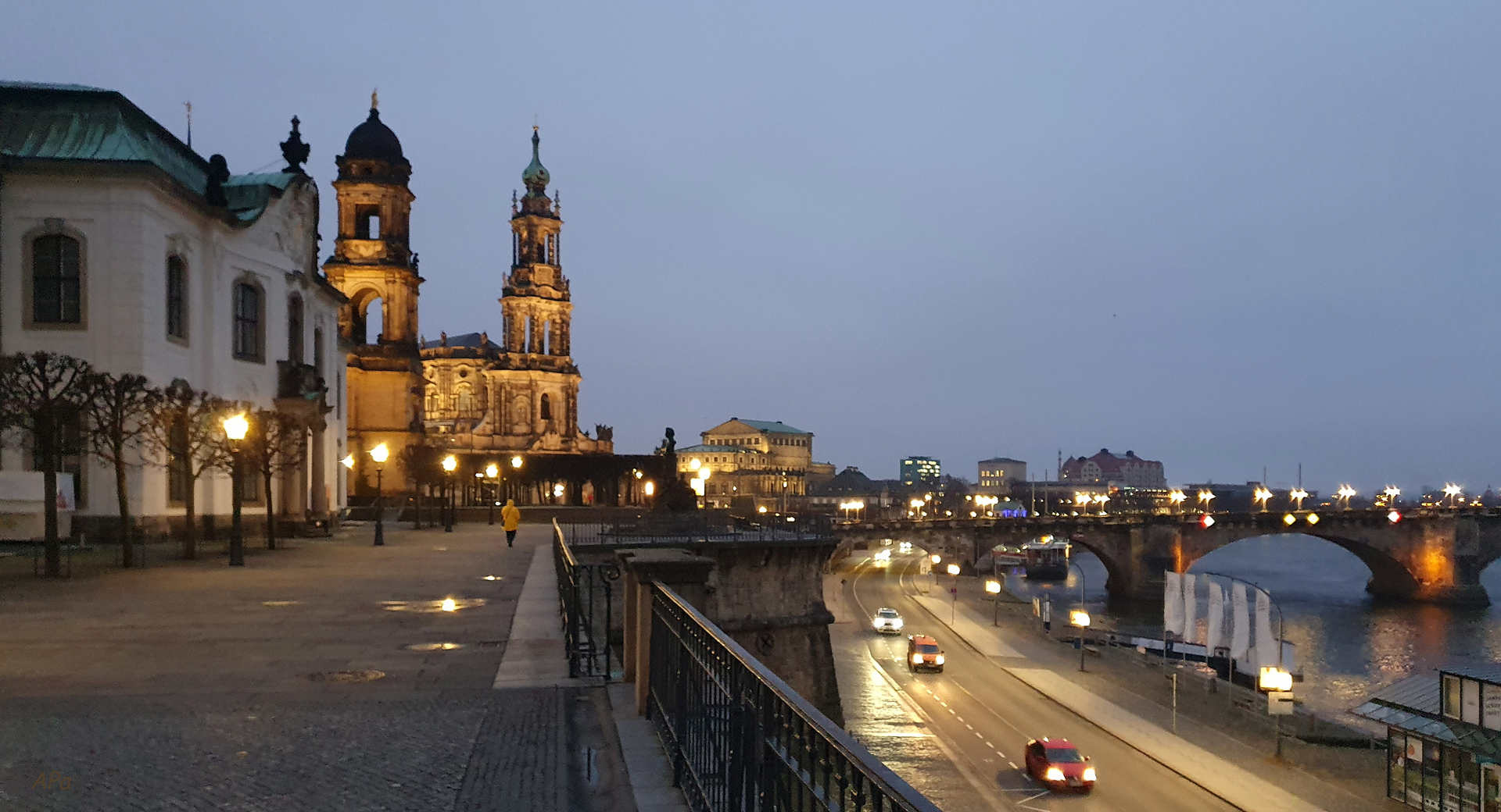 Dresden, am Elbufer