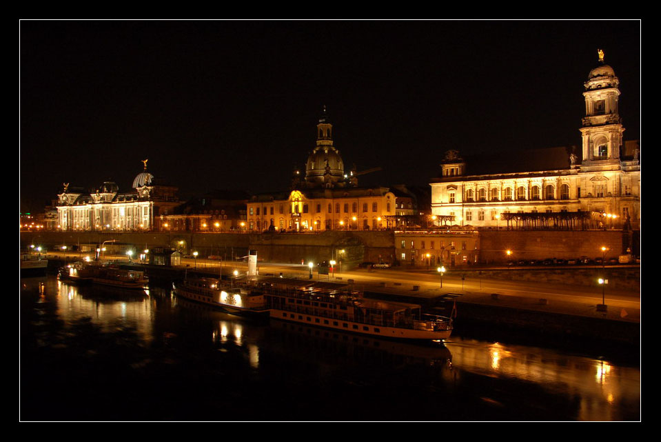 dresden at night