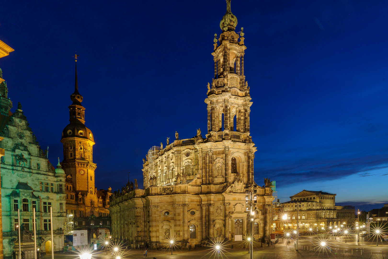 Dresden at night