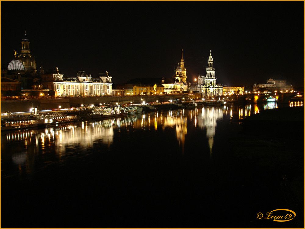 Dresden at night