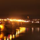 Dresden Augustusbrücke bei Nacht