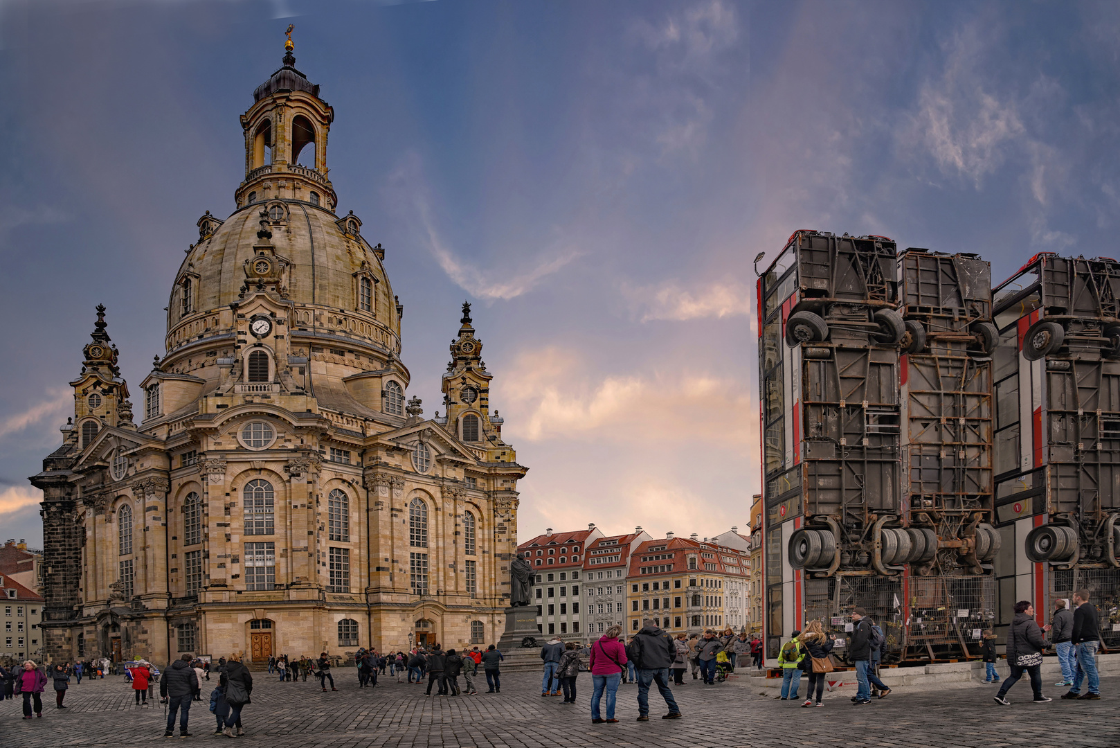 Dresden  -   Barock - mit Gegensatz 