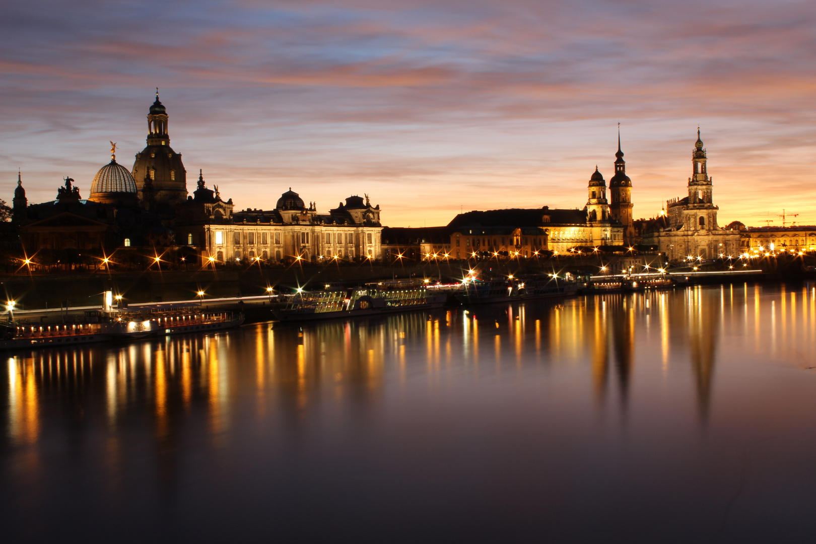 Dresden bei Abendlicht