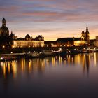 Dresden bei Abendlicht