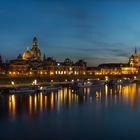 Dresden bei Dämmerung