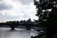 Dresden bei miesem Wetter