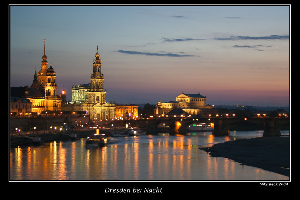 Dresden bei Nacht