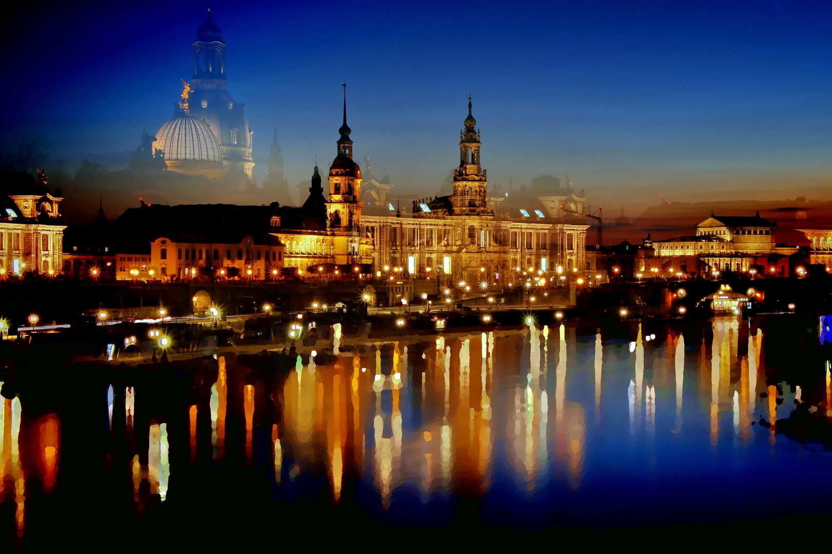 DRESDEN bei NACHT