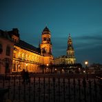 Dresden - beim nächtlichen Spaziergang entlang der Elbe!