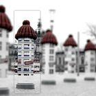 Dresden - bemützte Litfaßsäule