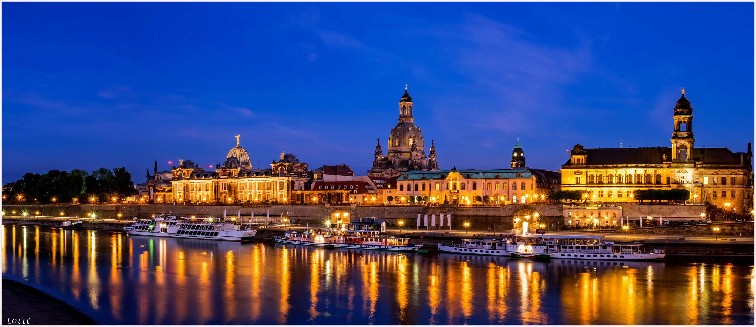 Dresden blaue Stunde