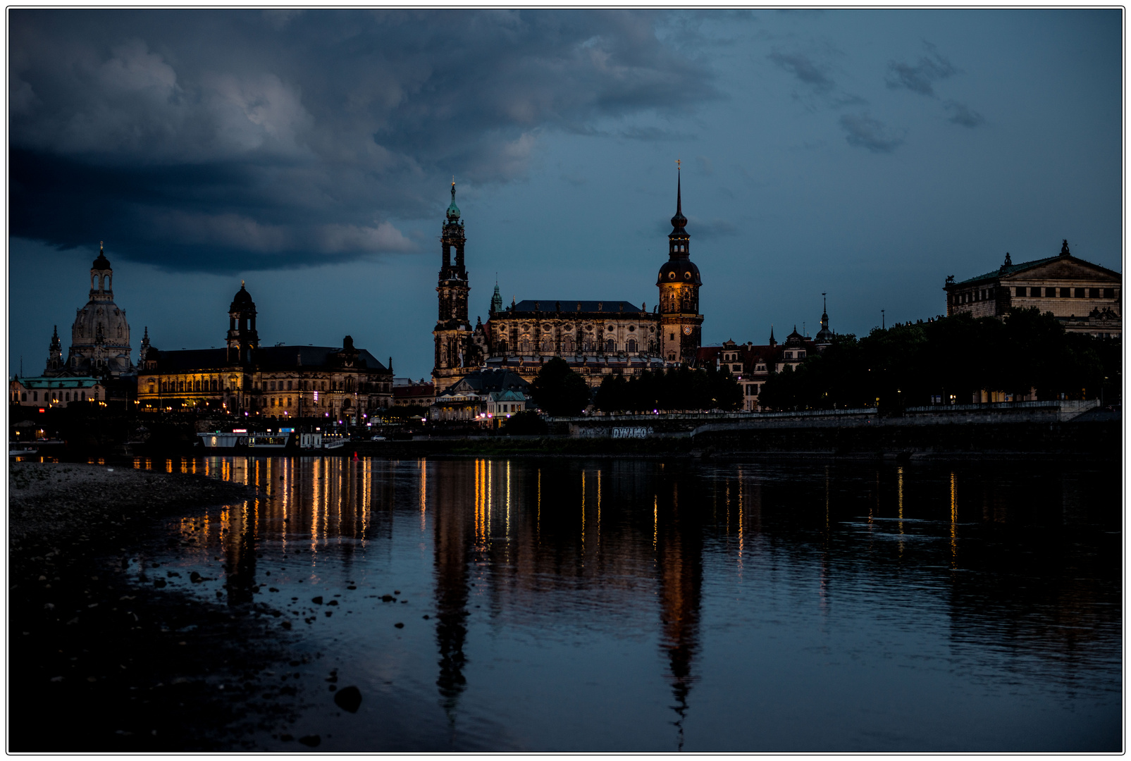 Dresden blaue Stunde