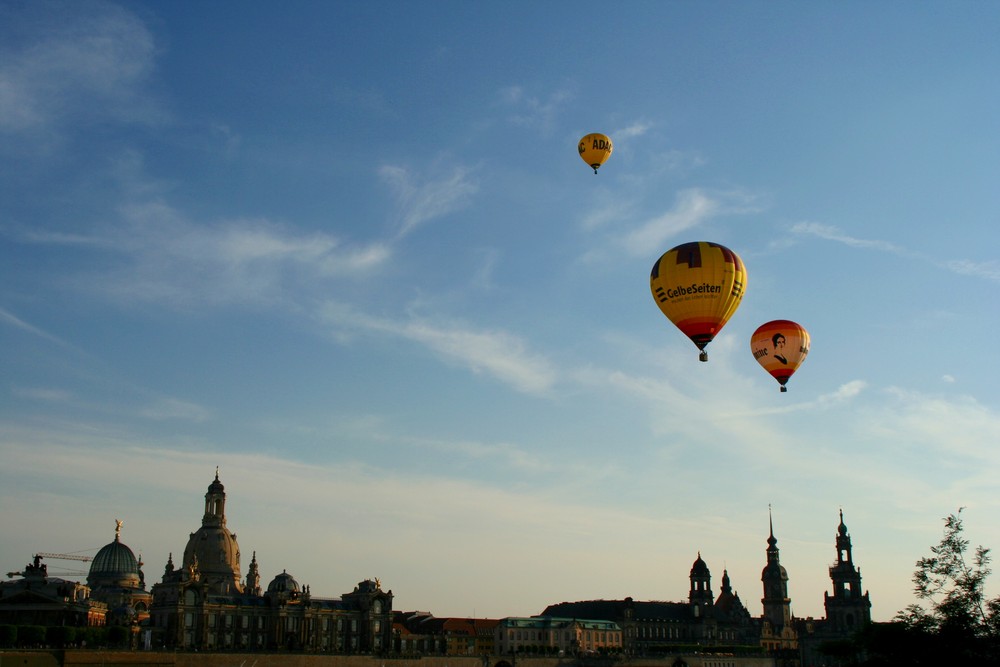 Dresden Blick auf die Altstadt