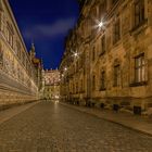Dresden - Blick in die Augustusstraße mit Fürstenzug