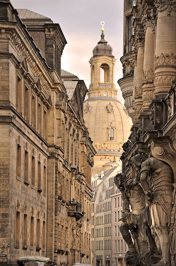 Dresden - Blick in Richtung Frauenkirche