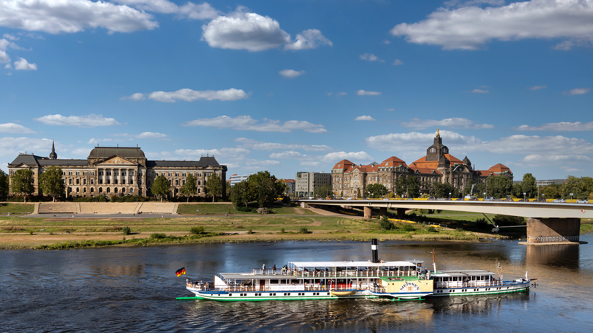 Dresden - Blick über die Elbe