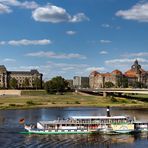 Dresden - Blick über die Elbe