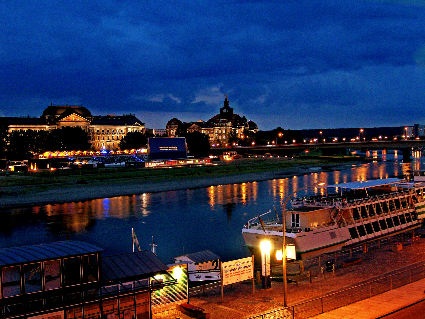 Dresden, Blick von der Brühlschen Terasse