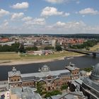 Dresden - Blick von der Frauenkirche auf die Elbe