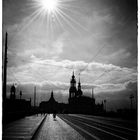 Dresden - Blick zum Schloß