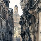 Dresden "Blick zur Frauenkirche"