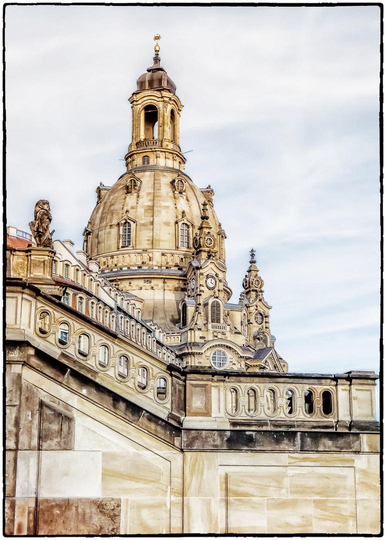 Dresden, Blick zur Frauenkirche